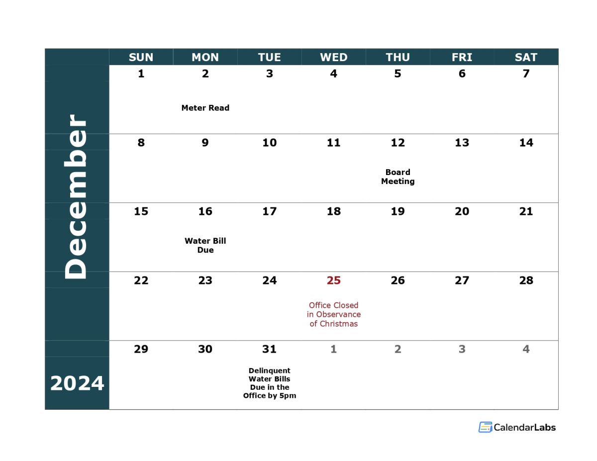 Dec 2024 Calendar